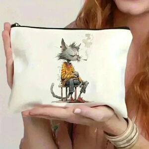 Canvas Makeup Bag